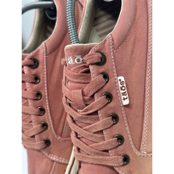 Taos Womens Moc Star Terracotta Canvas Casual Sneaker Size 8.5 MST-13482A - Picture 2 of 12